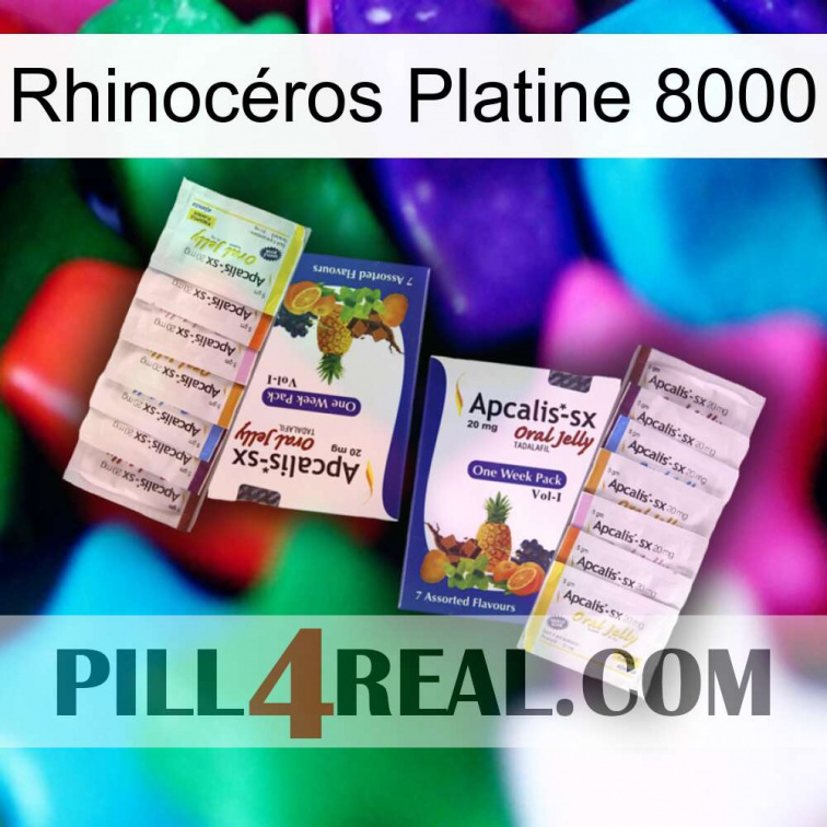 Rhinocéros Platine 8000 12